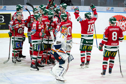 Djurgårdens målvakt Niklas Svedberg deppar samtidigt som