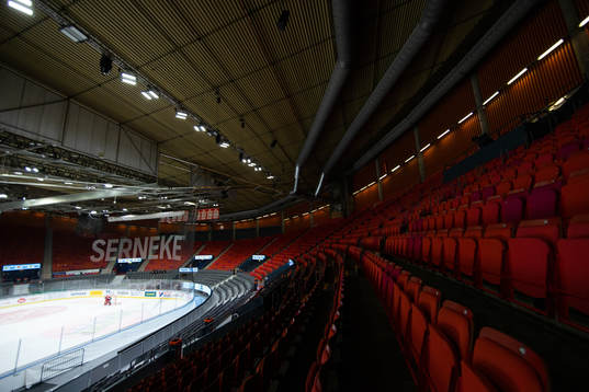 Frölundas målvakt Niklas Rubin i mål
