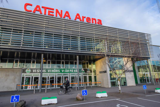 Tomt utanför Catena Arena