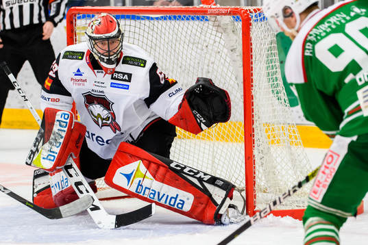 Malmö Redhawks målvakt Oscar Alsenfelt