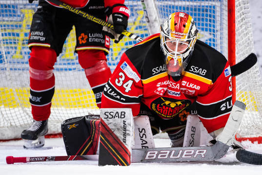 Luleås målvakt Joel Lassinantti