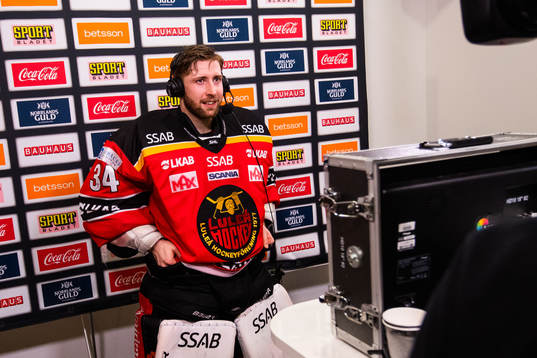 Luleås målvakt Joel Lassinantti