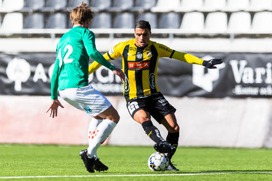 Jönköpings Södras Jesper Svensson och Häckens Ahmed