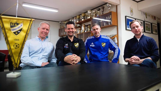 IFK Hässleholms fotbollsakademi, från vänster Stefan
