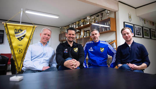 IFK Hässleholms fotbollsakademi, från vänster Stefan