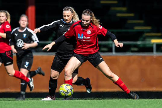 Malmö FFs Madeleine Hejde och Lunds Caroline Lindau