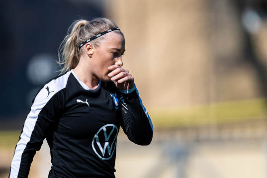 Malmö FFs Madeleine Hejde deppar