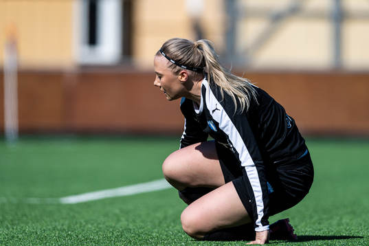 Malmö FFs Madeleine Hejde har ont