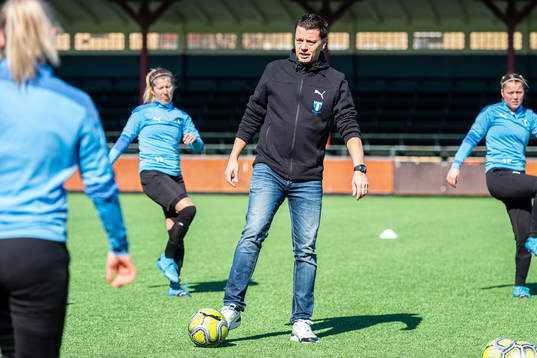 Malmö FFs tränare Fredrik Jahnfors