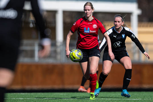 Lunds Camilla Lindbäck och Malmö FFs Ida Hansson