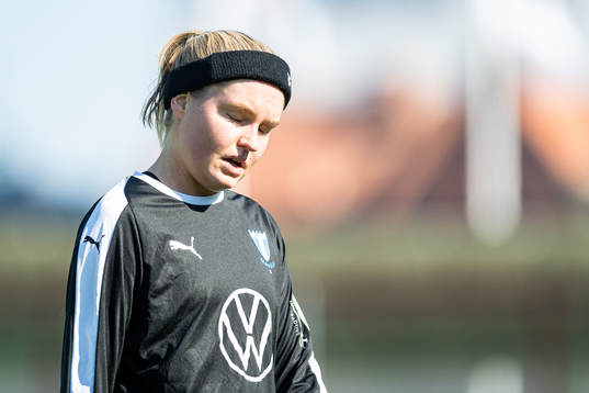 Malmö FFs Rebecka Holm deppar