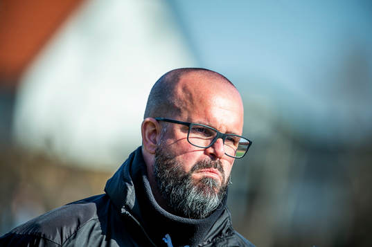 BK Flaggs tränare Daniel Lindgren