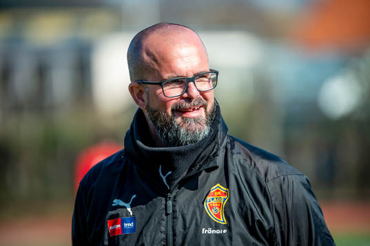 BK Flaggs tränare Daniel Lindgren