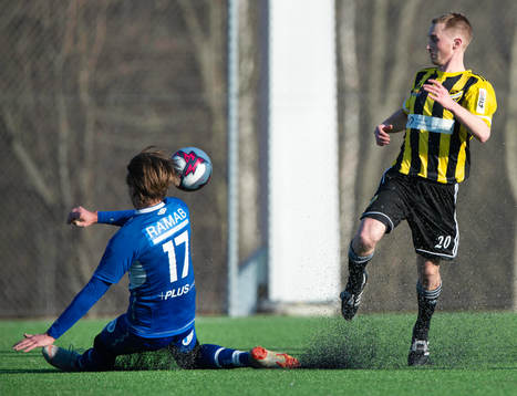 i träningsmatchen mellan Nosaby IF och IFK Hässleholm i