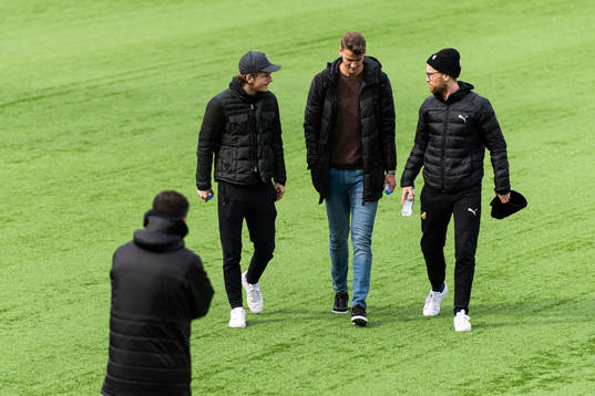 Häckens Erik Friberg, Johan Hammar och Rasmus Lindgren