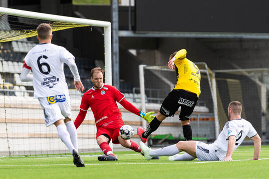 Utsiktens målvakt Axel Wibrån