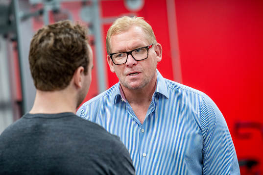 Ponthus Westerholm och sportchef Patrik Sylvegård