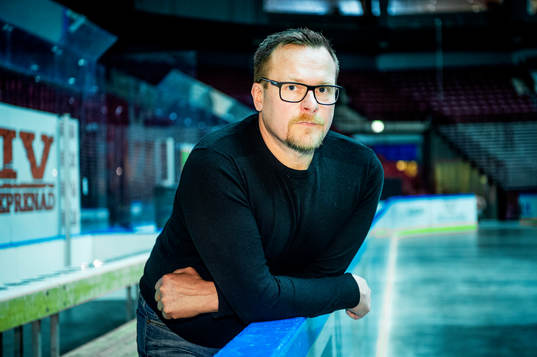 Tränare Joakim Fagervall i Malmö arena