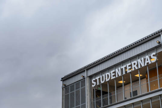 Exterior view of Studenternas IP as the coronavirus,