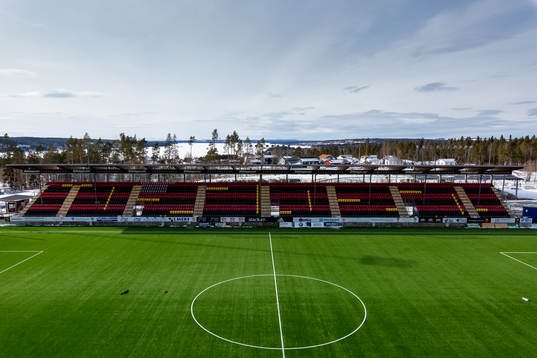 General view of Jämtkraft Arena as the coronavirus,