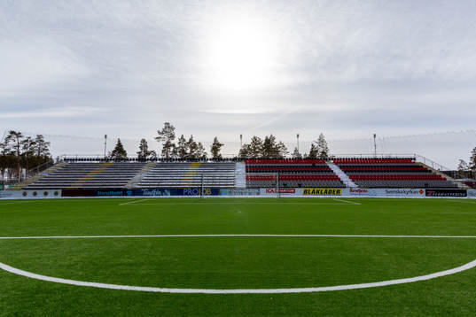 Interior view of Jämtkraft Arena as the coronavirus,