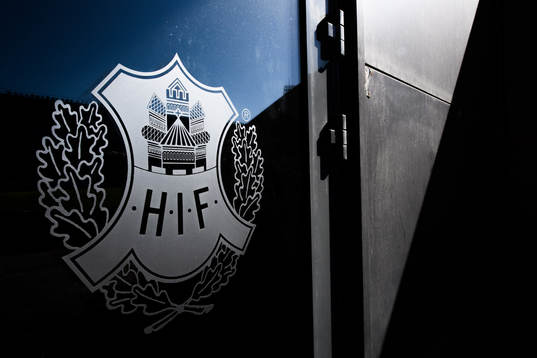 The Helsingborg logo at Olympia as the coronavirus,