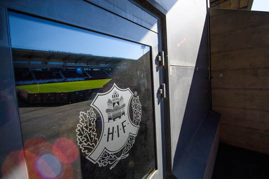The Helsingborg logo at Olympia as the coronavirus,