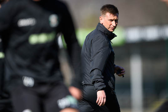 Varbergs assisterande tränare Fredrik Danielsson