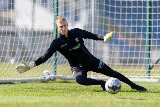 Varbergs målvakt Albin Svensson