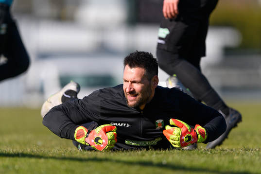 Varbergs målvakt Stojan Lukic
