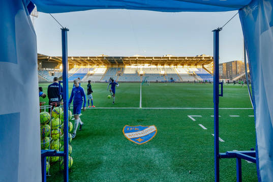 IFK Norrköping’s youth team P16 prepares for a training