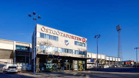 Exterior view of Östgötaporten as the coronavirus,