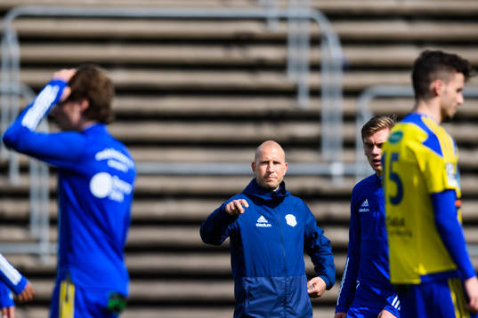 Eskilsminnes tränare Mattias Lindström
