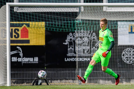 Landskronas målvakt Philip Mårtensson