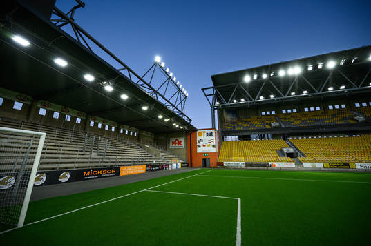 Borås arenas nya LED belysning
