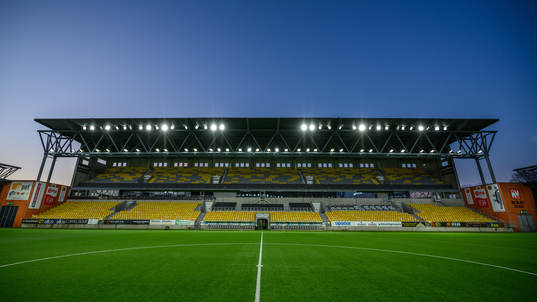 Borås arenas nya LED belysning