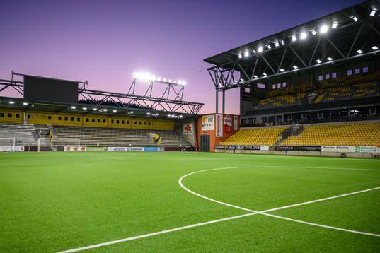 Borås arenas nya LED belysning