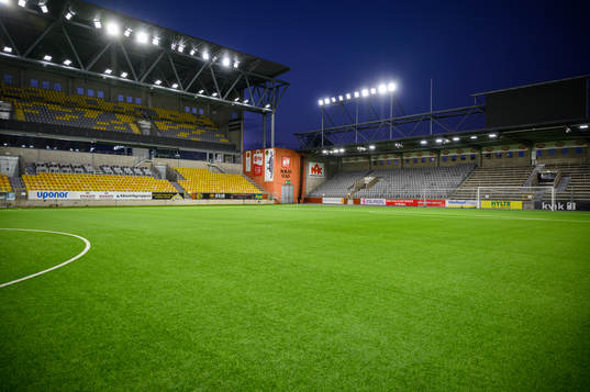 Borås arenas nya LED belysning