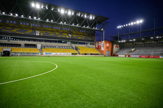 Borås arenas nya LED belysning