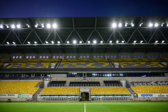 Borås arenas nya LED belysning