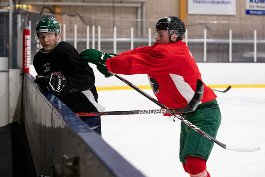 Bröderna Lias Andersson och Noah Andersson