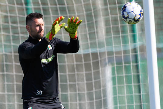 Varbergs målvakt Stojan Lukic