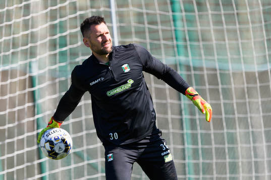 Varbergs målvakt Stojan Lukic