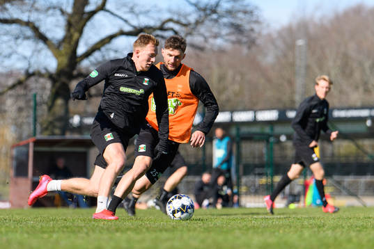 Varbergs Jesper Modig och Alibek Aliev