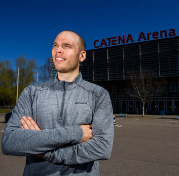Rögles målvakt Johan Gustafsson