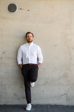 Rögles assisterande sportchef Christoffer Malm