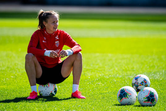 Caroline Graham Hansen of the Norwegian women’s national