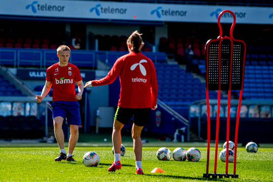 Mats Møller Dæhli and Caroline Graham Hansen of the