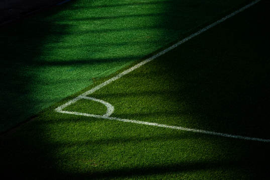 The football pitch