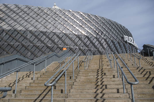 Exteriör av Tele2 Arena